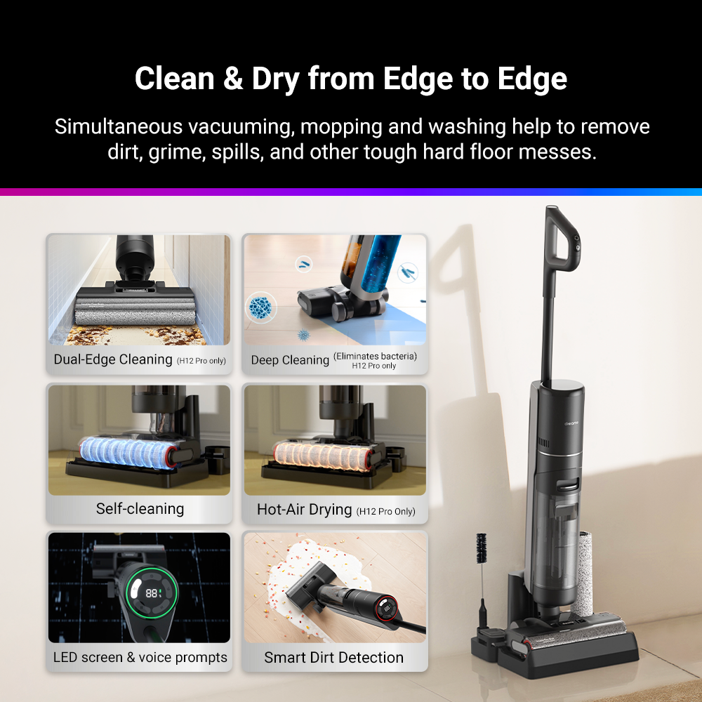 Dreame H12 Pro Wet and Dry Cordless Vacuum Cleaner
