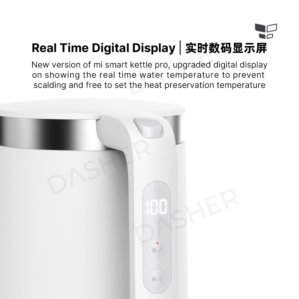 Xiaomi Mijia Smart Electric Kettle Pro Mi Home App Digital Temperature View