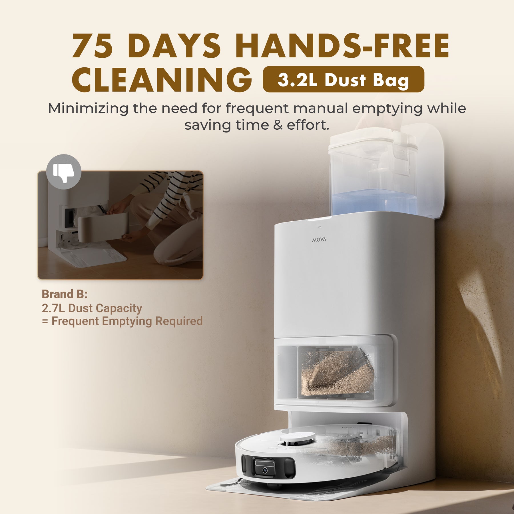 MOVA E40 Ultra Robot Vacuum Cleaner