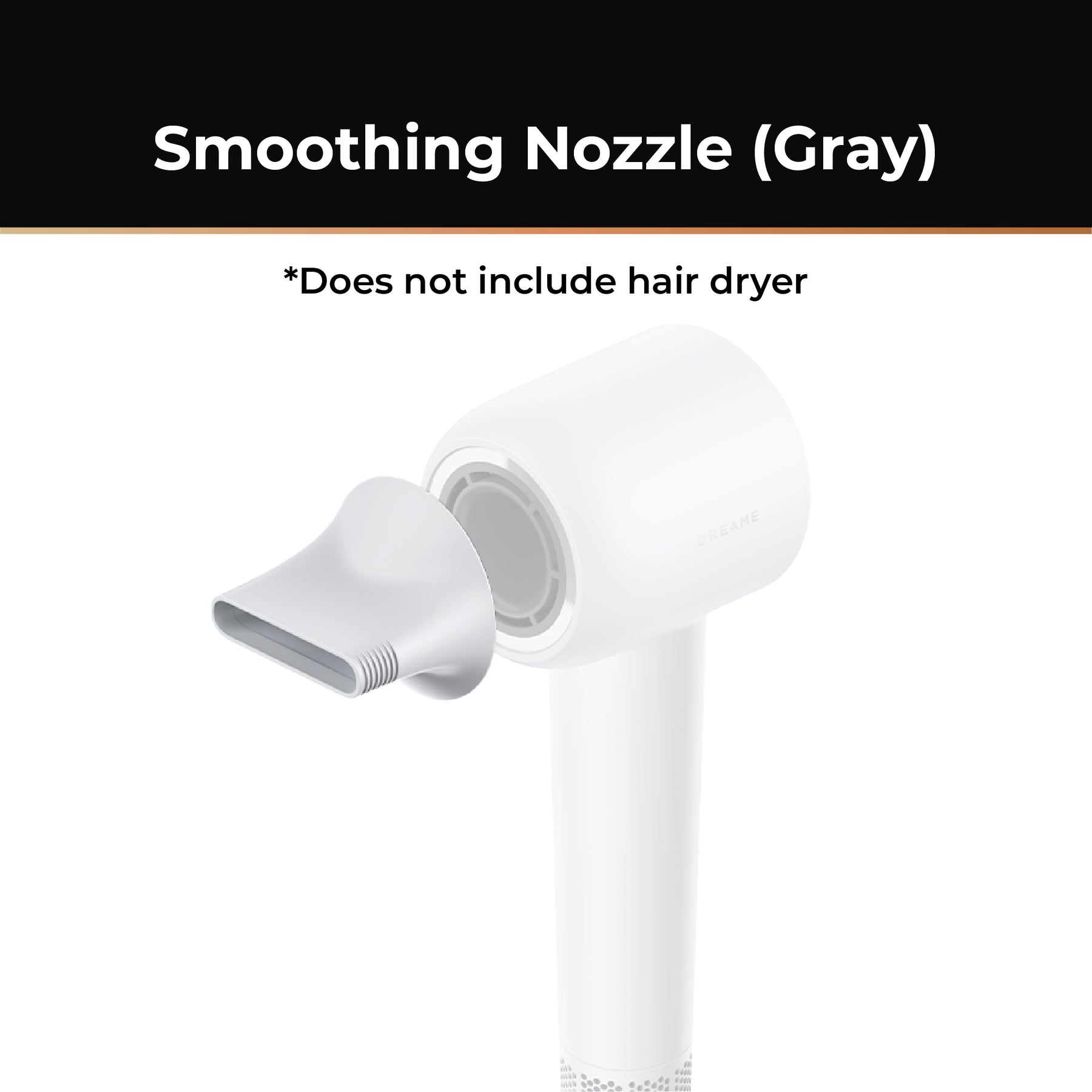 Dreame Hair Gleam Dryer Accessories | Magnetic Wall Mount | Rack Stand | Smoothing Nozzles