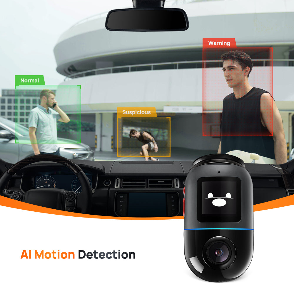 70mai Omni 360° Dash Cam X200 with 4G GPS AI Parking Surveillance