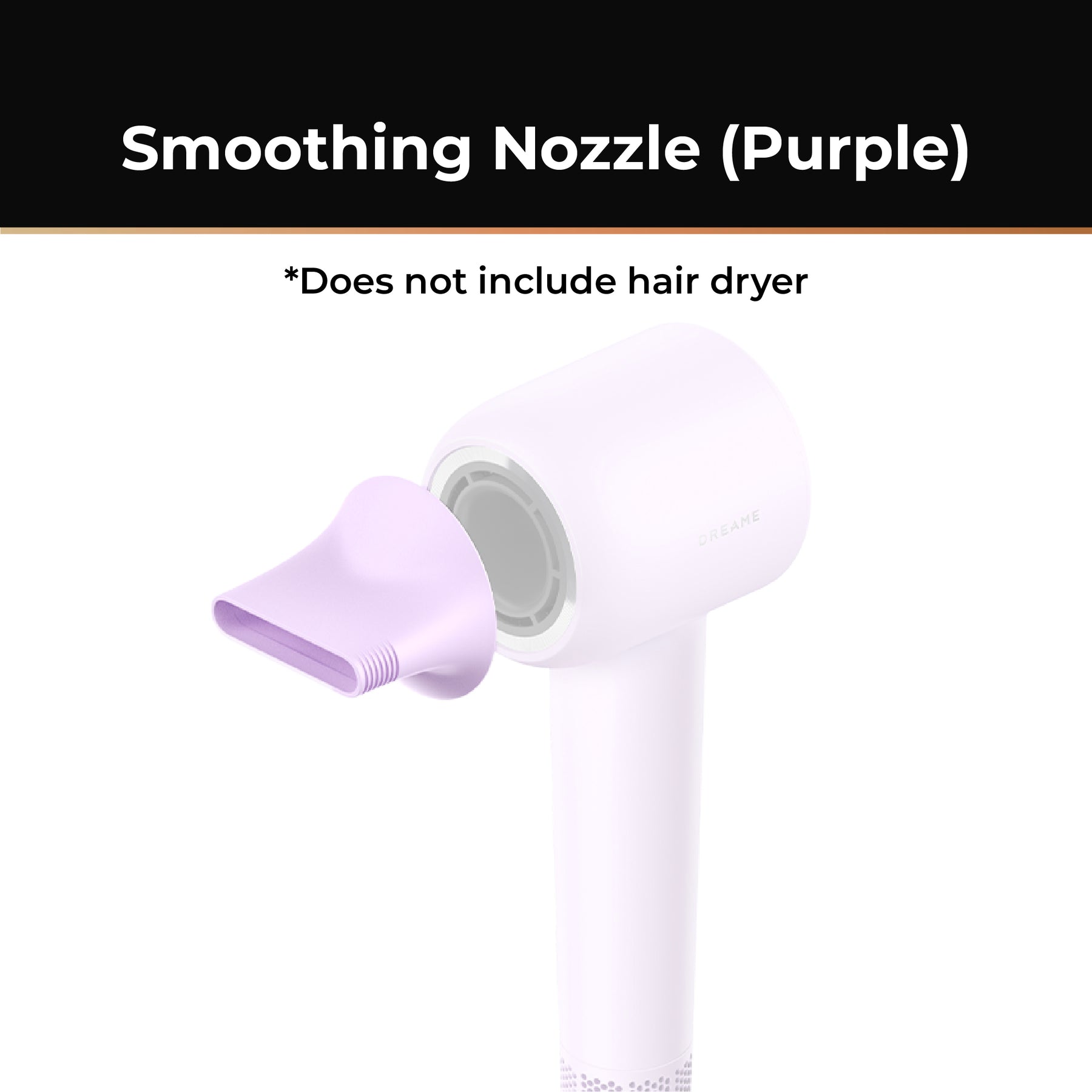 Dreame Hair Gleam Dryer Accessories | Magnetic Wall Mount | Rack Stand | Smoothing Nozzles