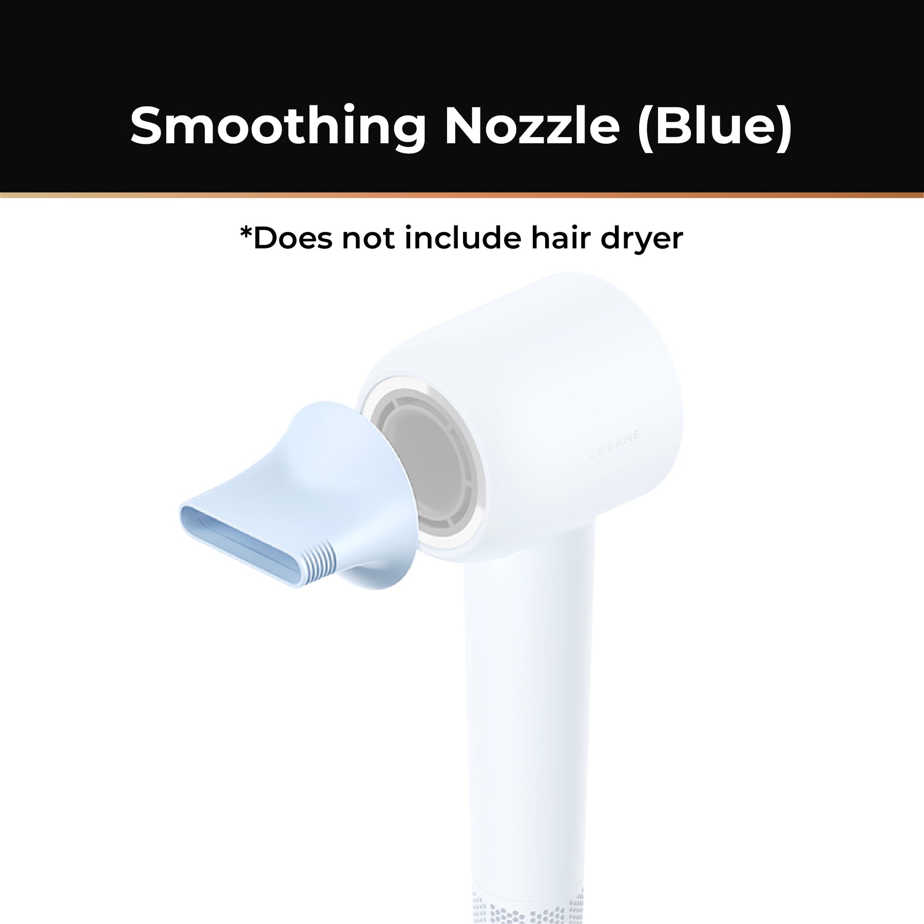 Dreame Hair Gleam Dryer Accessories | Magnetic Wall Mount | Rack Stand | Smoothing Nozzles
