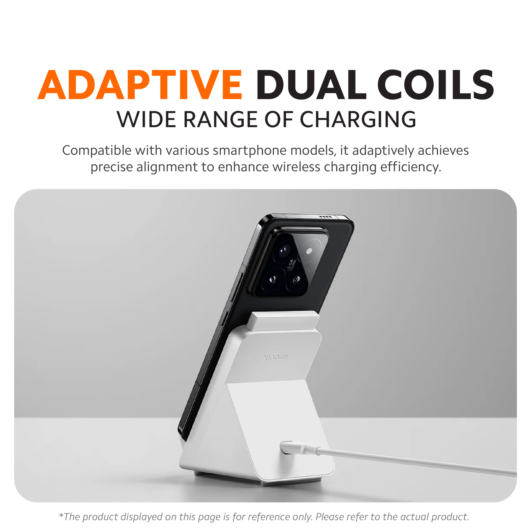 Xiaomi 80W Wireless Charging Stand Pro Hyper Charge Quick Heat Dissipation Inbuilt Cooling Ergonimic Design