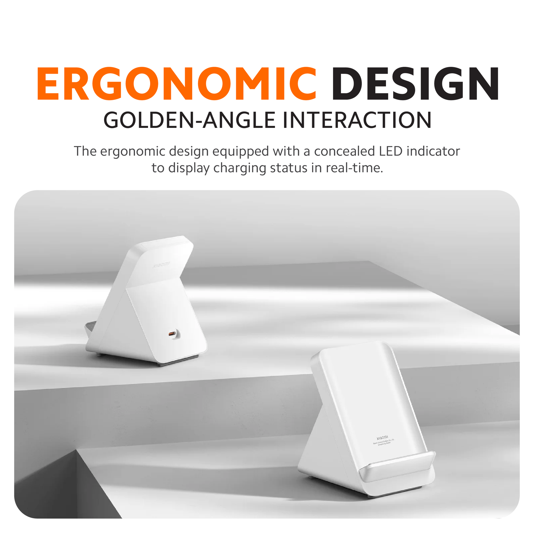 Xiaomi 80W Wireless Charging Stand Pro Hyper Charge Quick Heat Dissipation Inbuilt Cooling Ergonimic Design