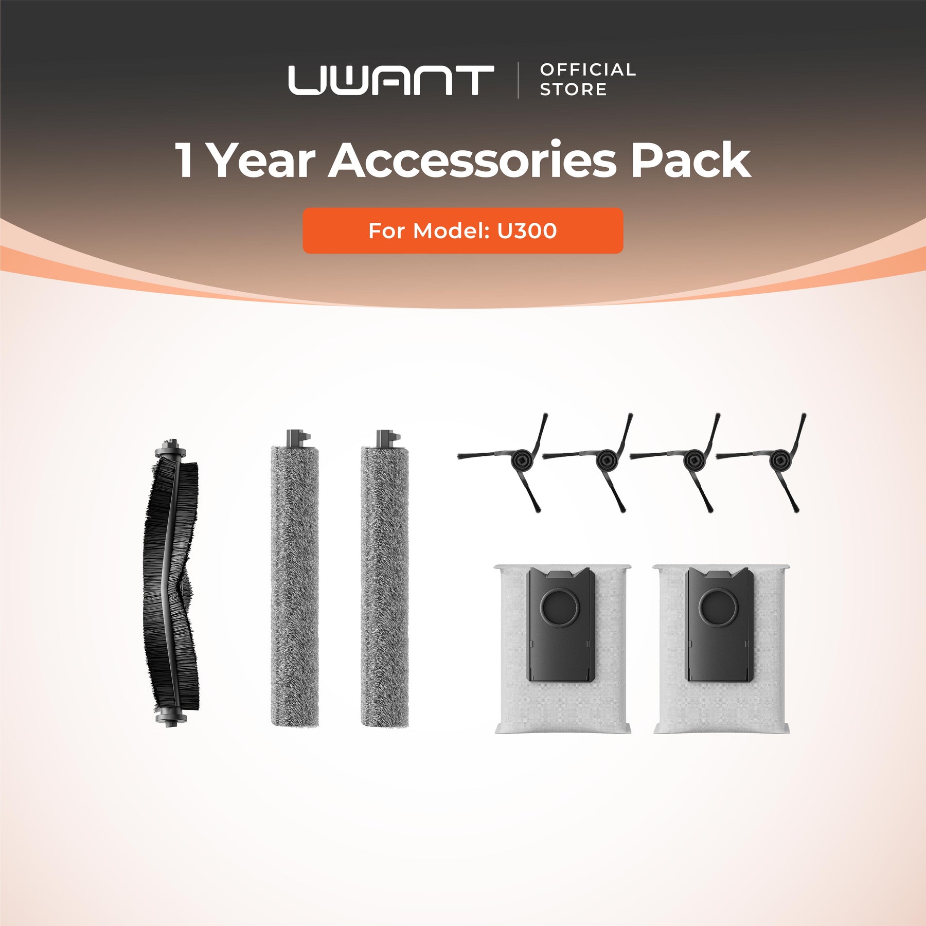Uwant U300 Robot Vacuum Cleaner Accessories