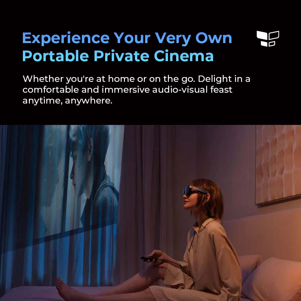 RAYNEO TCL NXTWEAR S+ Smart AR Glasses | 1080P FHD Micro OLED | 215″ Screen Netflix Laptop Computer Movie