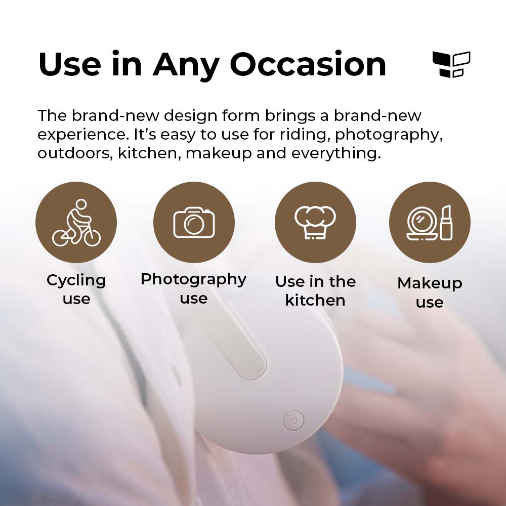 SoLove F7 Cooling Strong Wind Neck Fan 3 Modes 5 Hours Battery Rotatable Outlet Type C USB Adjustable Neckband