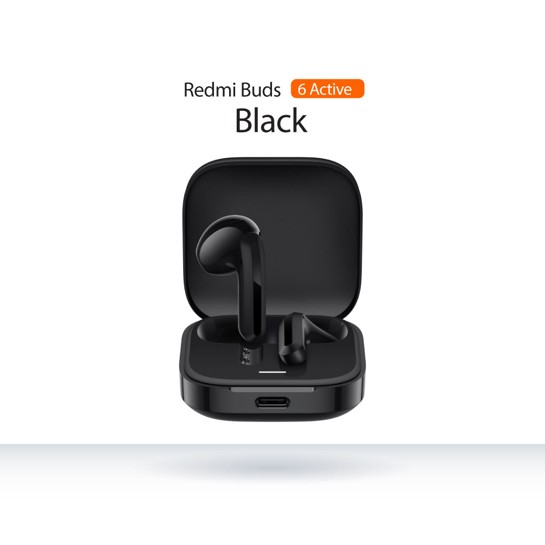 Xiaomi Redmi Buds 6 Active | TWS Earbuds | Dual-Mic Noise Reduction | 30 Hour Battery Life | Bluetooth 5.4 | IPX4 Rating