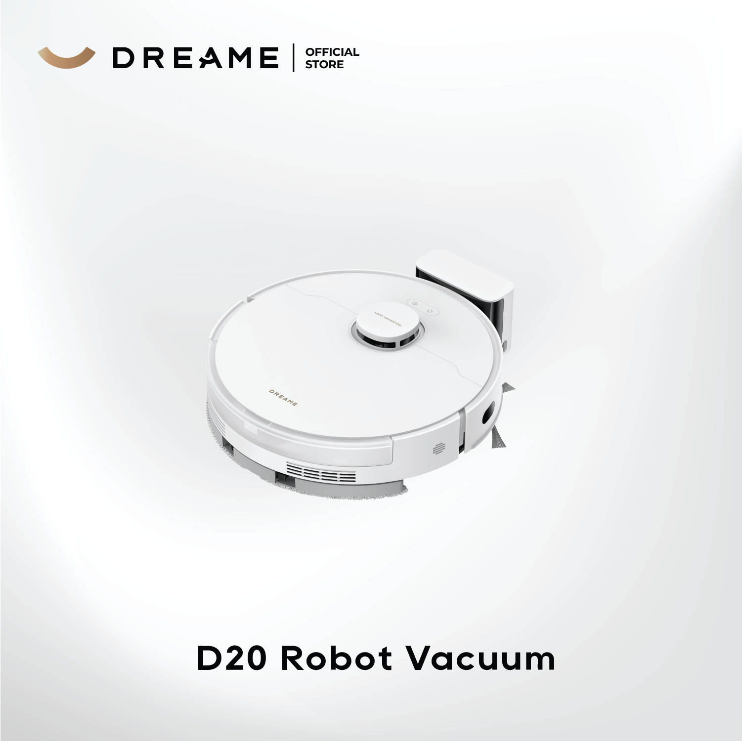 【NEW LAUNCH】Dreame D20 Robot Vacuum | 2-IN-1 Vacuum and Mop | 13,000Pa Suction Power | HyperStream™ Detangling DuoBrush