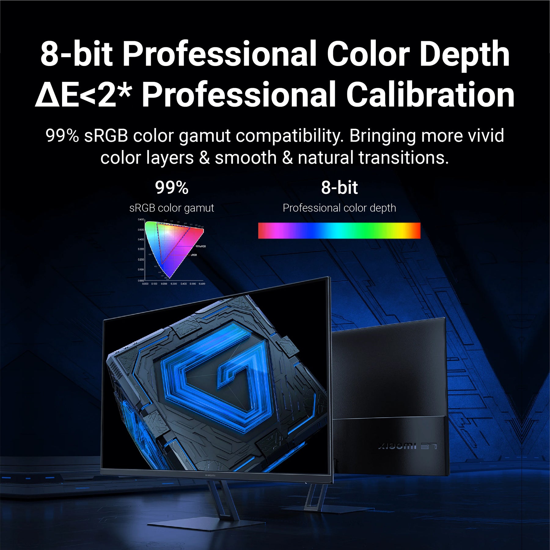 Xiaomi 27 Inch Desktop Gaming Monitor A27i / G27i Refresh Rate 100 Hz / 165 Hz 178 Degree View 1080P