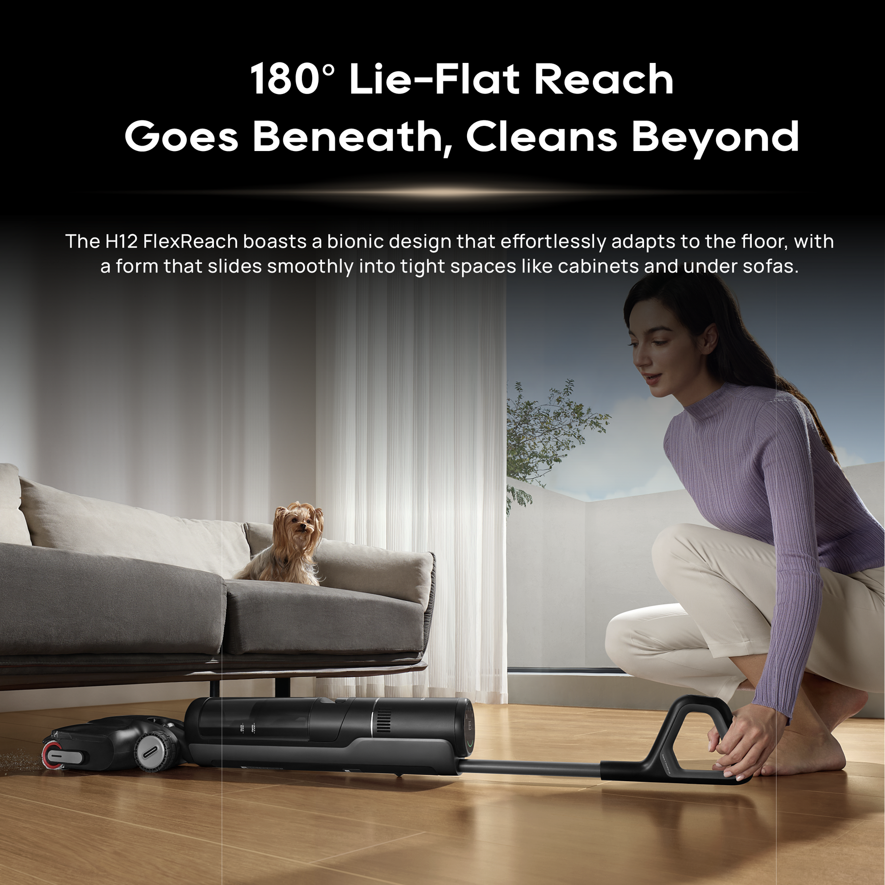 【GRAND LAUNCH】Dreame H12 FlexReach Wet and Dry Cordless Vacuum Cleaner | TangleCut™ Scraper (100% Hair Cutting / Anti-Tangle) | 90°C Hot Wash & Hot Air Dry