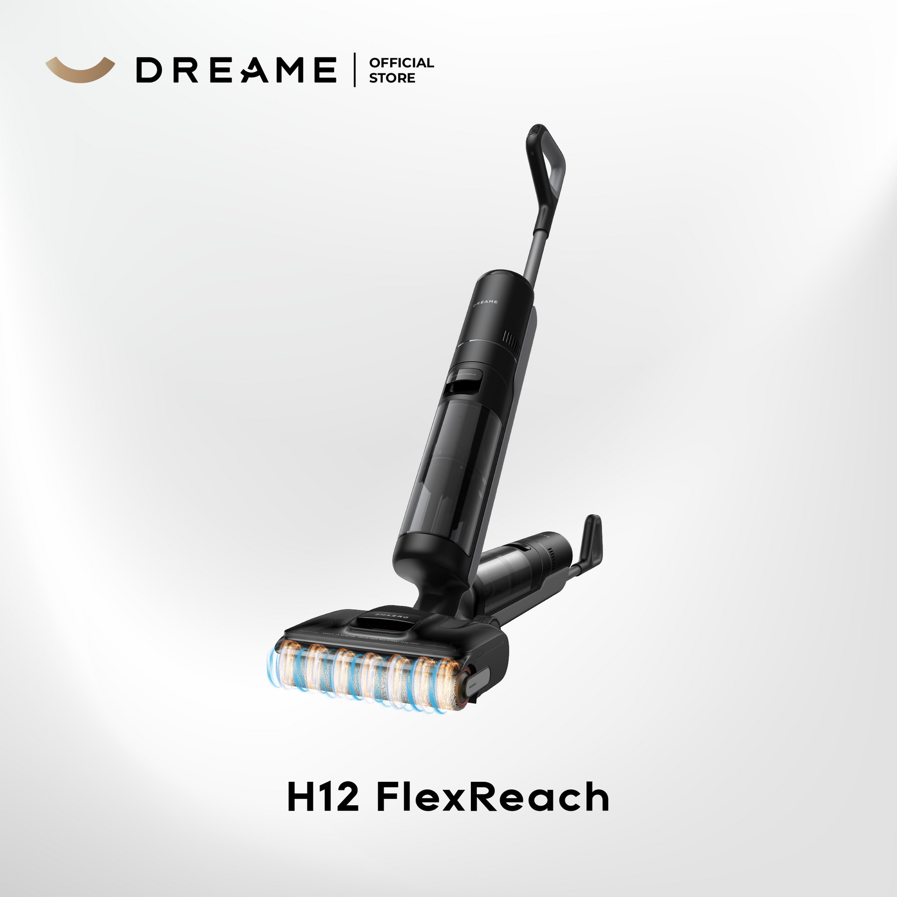 【GRAND LAUNCH】Dreame H12 FlexReach Wet and Dry Cordless Vacuum Cleaner | TangleCut™ Scraper (100% Hair Cutting / Anti-Tangle) | 90°C Hot Wash & Hot Air Dry
