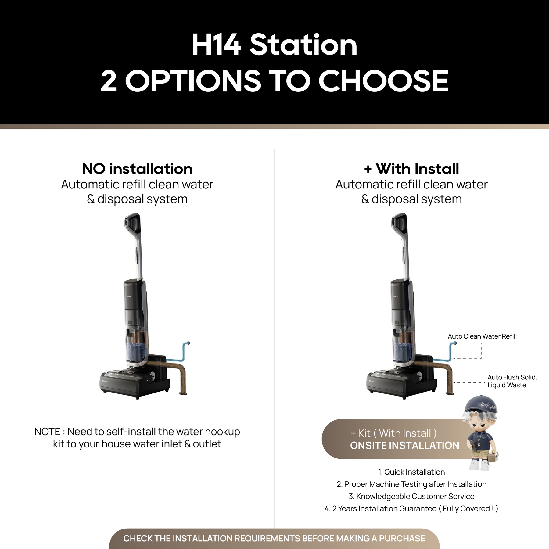 【GRAND LAUNCH】Dreame H14 Station Wet & Dry Vacuum WORLD 1st Auto Refilling & Disposal System | AutoFlow™ Water Refilling