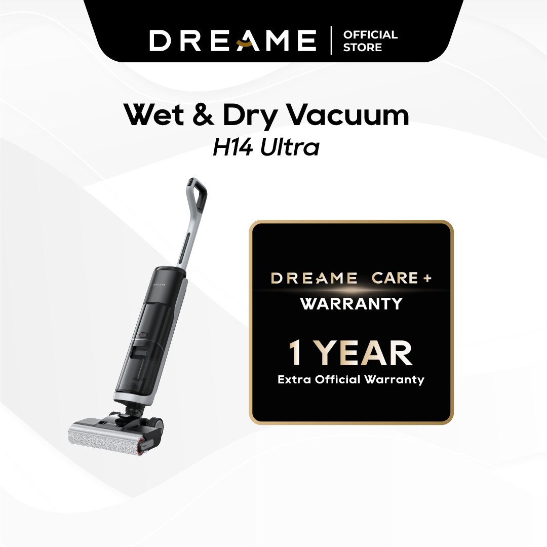 Dreame Official Extended Warranty (Wet & Dry Vacuum): 1 Year Package = Upgrade to 3 Years Warranty! (Add On Deals Only)