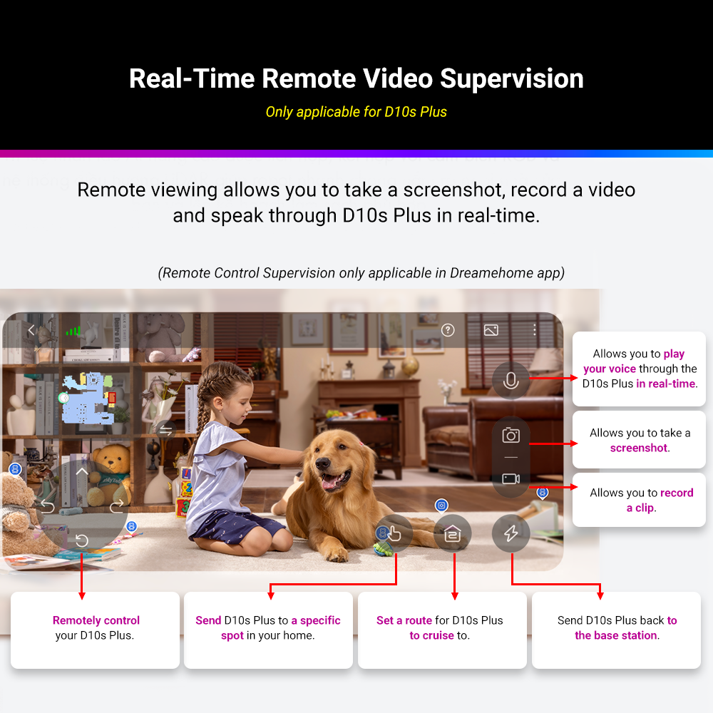 Dreame D10 Plus / D10s Plus Robot Vacuum Cleaner