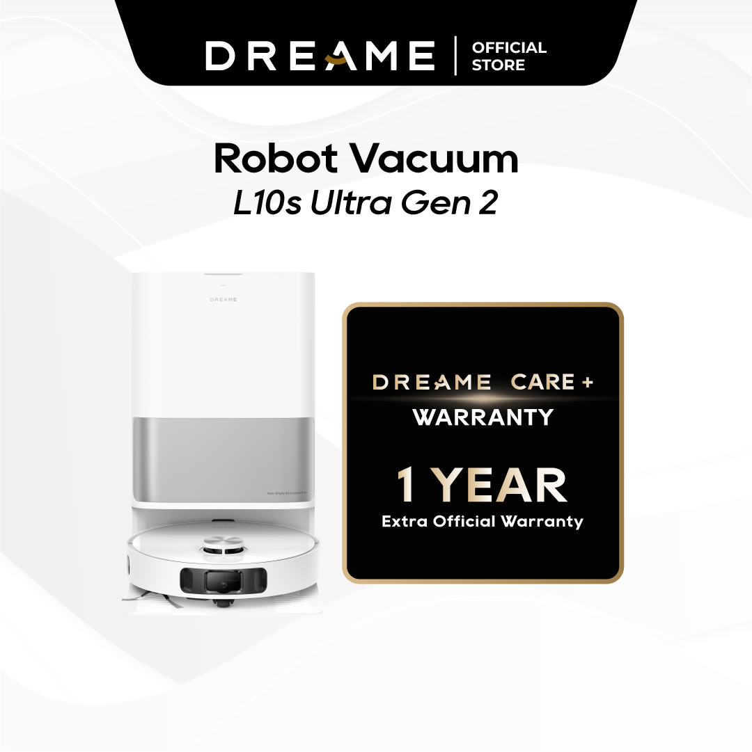 Dreame Official Extended Warranty (Robot Vacuum): 1 Year Package = Upgrade to 3 Years Warranty! (Add On Deals Only)