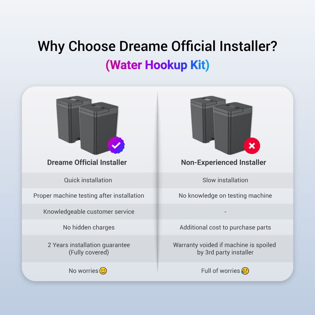 Dreame L10s Pro Ultra / L10s Ultra Gen 2 / L40 Ultra / X30, X40, X50 Series / X40 Pro Ultra / Aqua 10 Pro Track / Aqua 10 Roller / Matrix10 Ultra Water Hookup Kit Installation