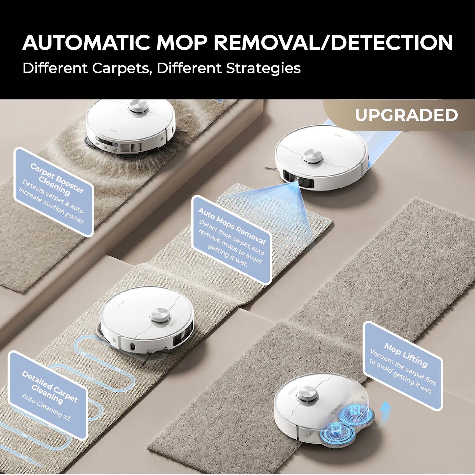 ใNEW LAUNCHใDreame L40 Ultra Robot Vacuum | 11,000Pa Suction Power | Extendable Side Brush & Mop Swing | Anti-Tangle