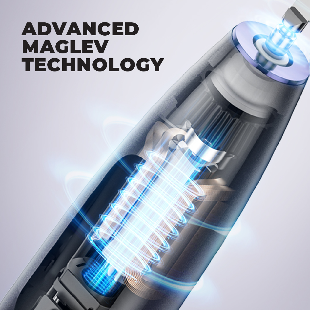 Oclean X Pro Digital Instant Feedback for Missed Areas Maglev Motor with Premium brush head
