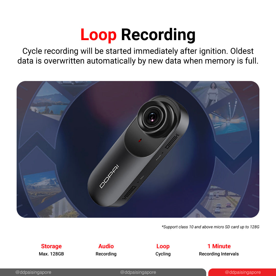 DDPAI Dash Cam Mola N3 1600P HD GPS Vehicle Drive Auto Video DVR Android Wifi Smart Connect Car Camera Record