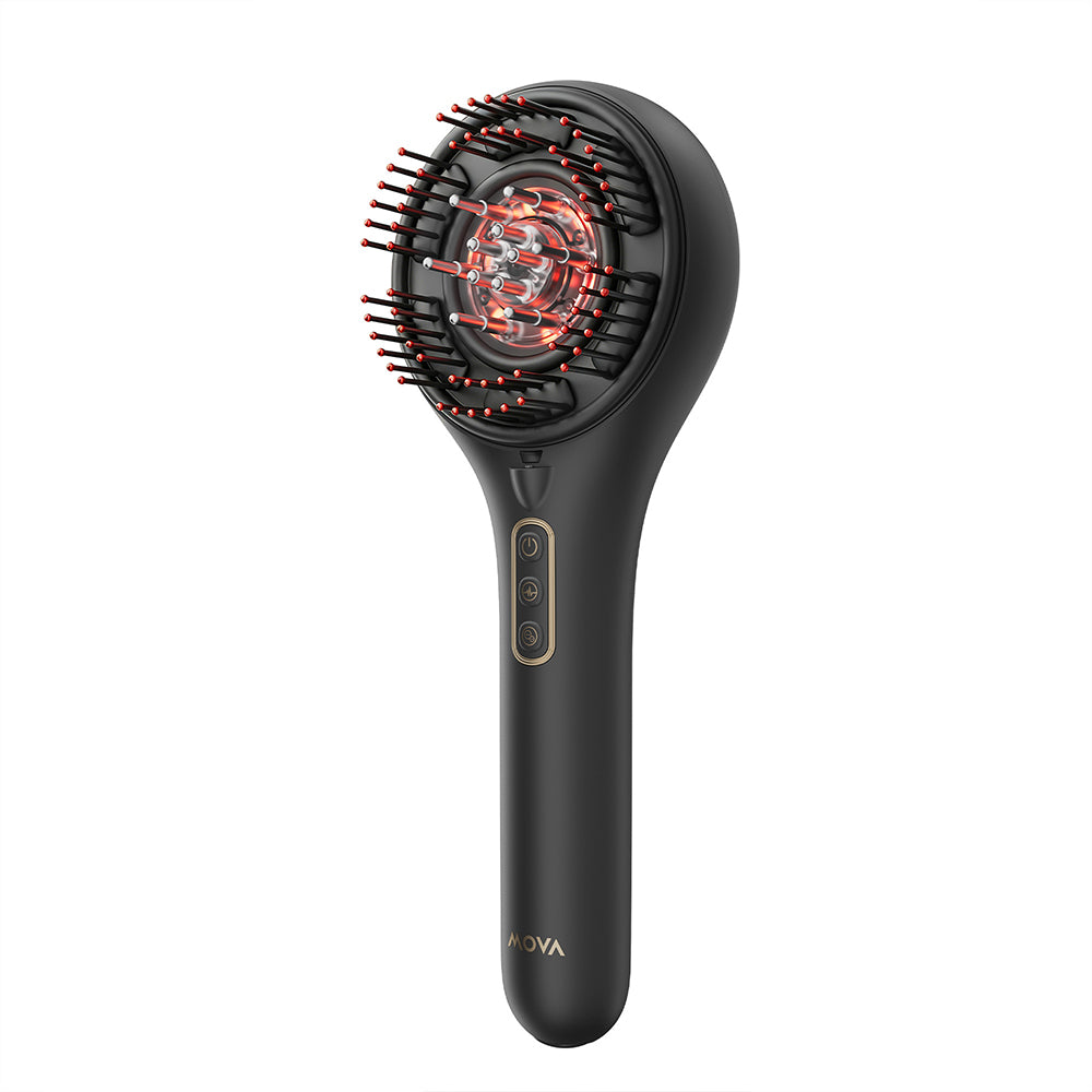 【NEW LAUNCH】Mova MMC001 Multi-Function Massage Comb | 650nm Red Light Strengthen Hair | EMS Current Relieve Tension