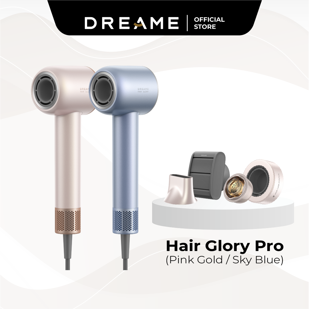 ใ2 Years Warrantyใ Dreame Hair Glory Pro Hair Dryer | Reusable Hair Care Essence Cartridge | 40s Fast Blow Dry