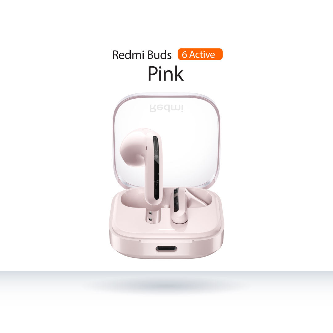 Xiaomi Redmi Buds 6 Active | TWS Earbuds | Dual-Mic Noise Reduction | 30 Hour Battery Life | Bluetooth 5.4 | IPX4 Rating