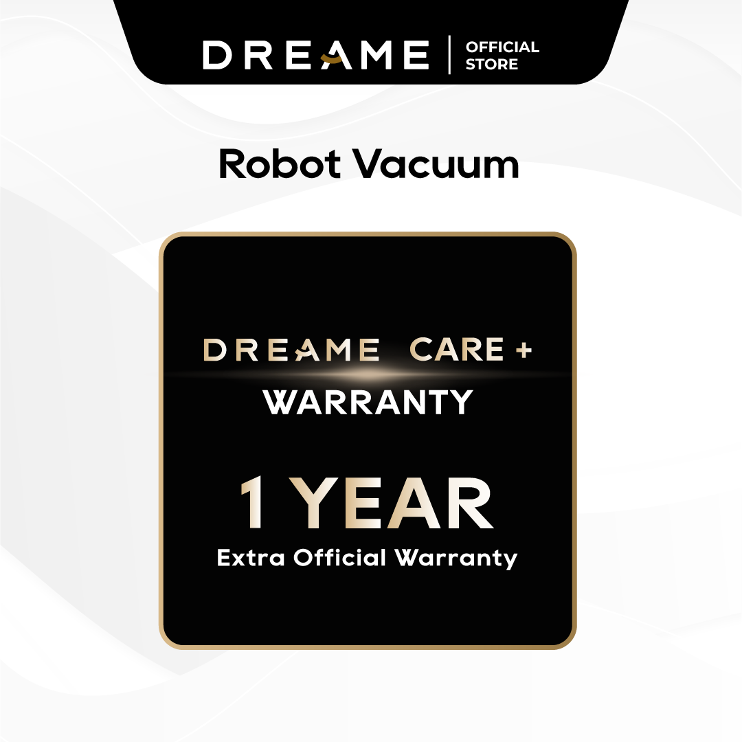 Dreame Official Extended Warranty (Robot Vacuum): 1 Year Package = Upgrade to 3 Years Warranty! (Add On Deals Only)