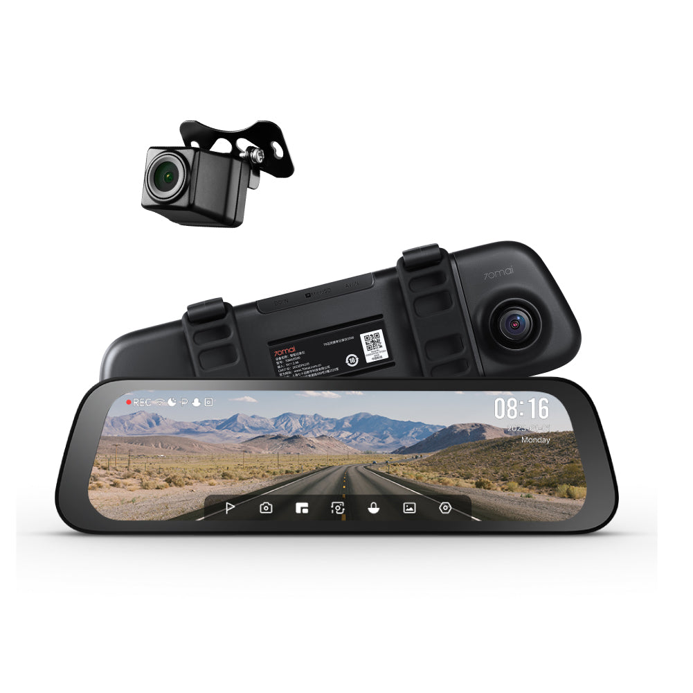 70mai S500 Rearview Dashcam Wide with Night Vision Backup Camera RC13