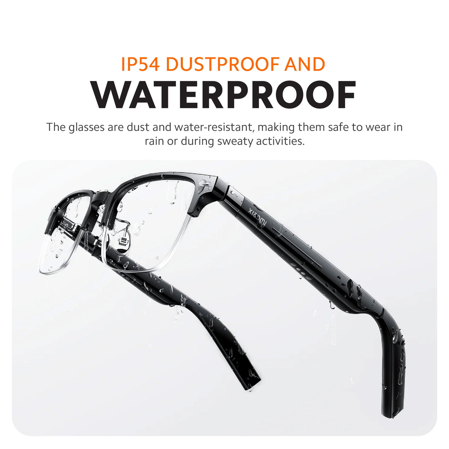 Xiaomi Smart Audio Glasses Listen Music Call Bluetooth 10 Hours Battery For Music 7 Hours For Calls Noise Cancellation