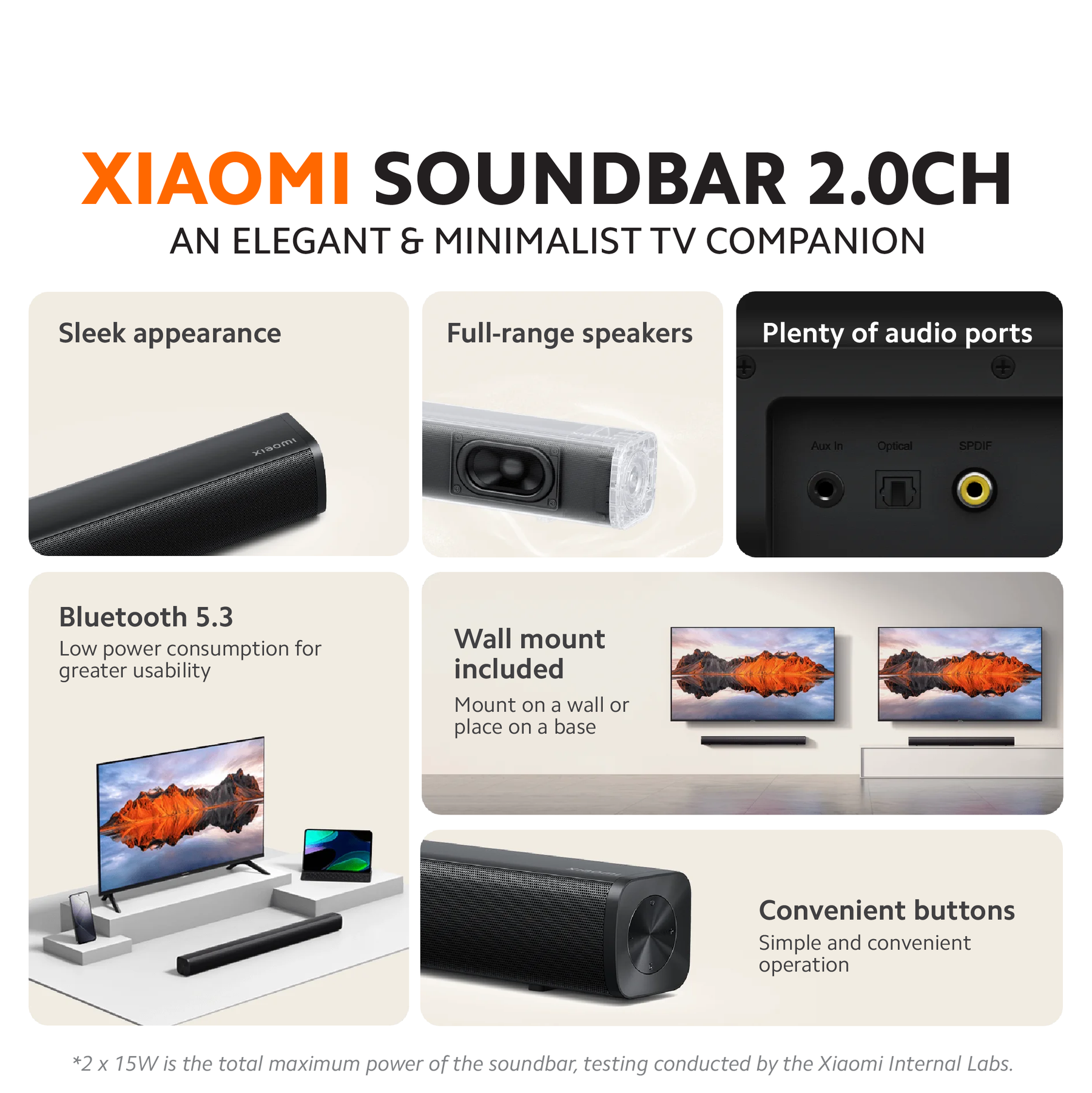 Xiaomi Soundbar 2.0 CH