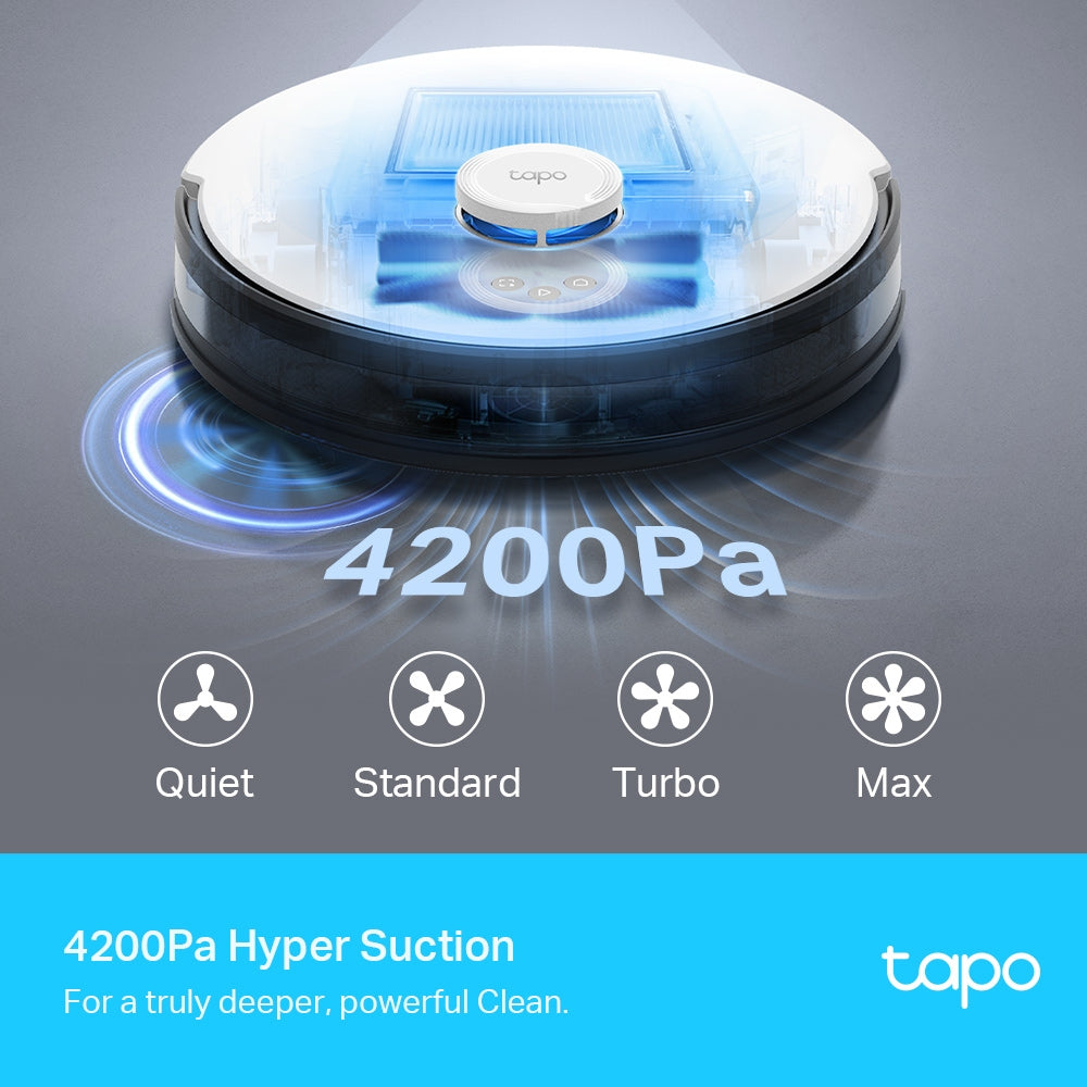 [SPECIAL $30 OFF] LATEST TP-Link Tapo RV30 Plus LiDAR Navigation Robot Vacuum Cleaner & Mop | Smart Auto-Empty Dock