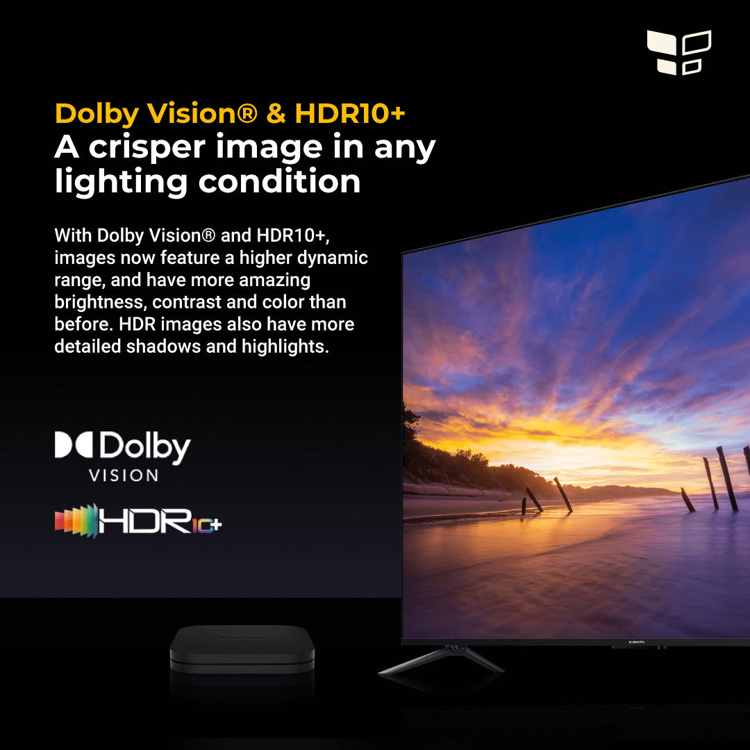 【Global + 1 Year Warranty】Xiaomi Mi TV Box S (2nd Gen) | Google TV | 4k Ultra HD | Bluetooth 5.2 | Chromecast