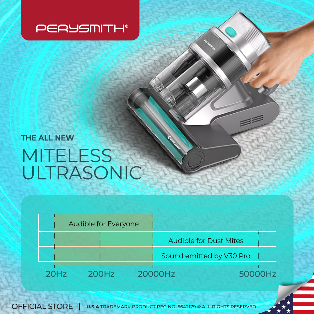 PerySmith V30 Pro Dust Mite Vacuum Cleaner