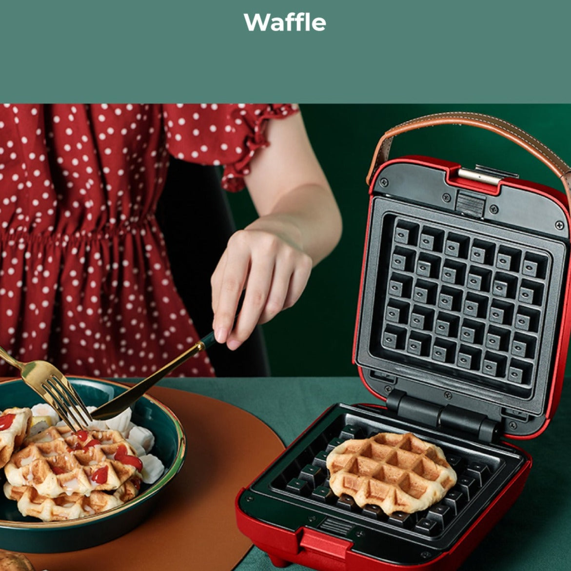 PerySmith 3in1 Waffle Maker EasyCooking Series WM360