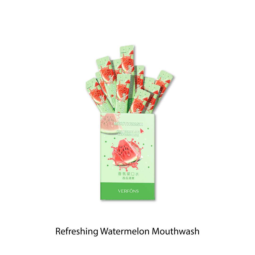 Portable Size Mouthwash 20 Pks 10 ML Lime / Orange / Watermelon / Peach