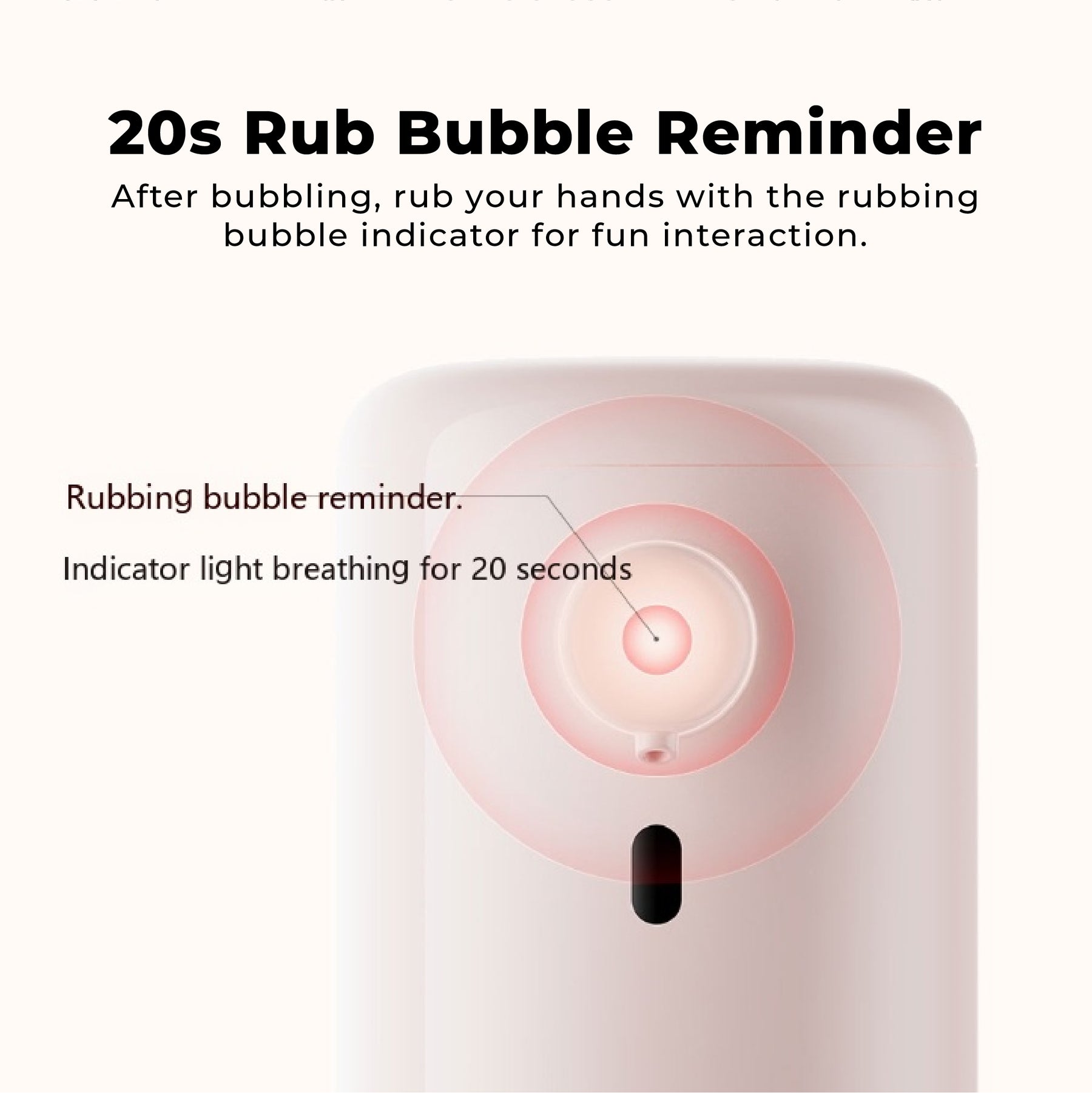Xiaomi Mijia Automatic Soap Dispenser Cute Edition Clean Hands Cartoon USB Charging Antibacterial Soap Provided - Blue