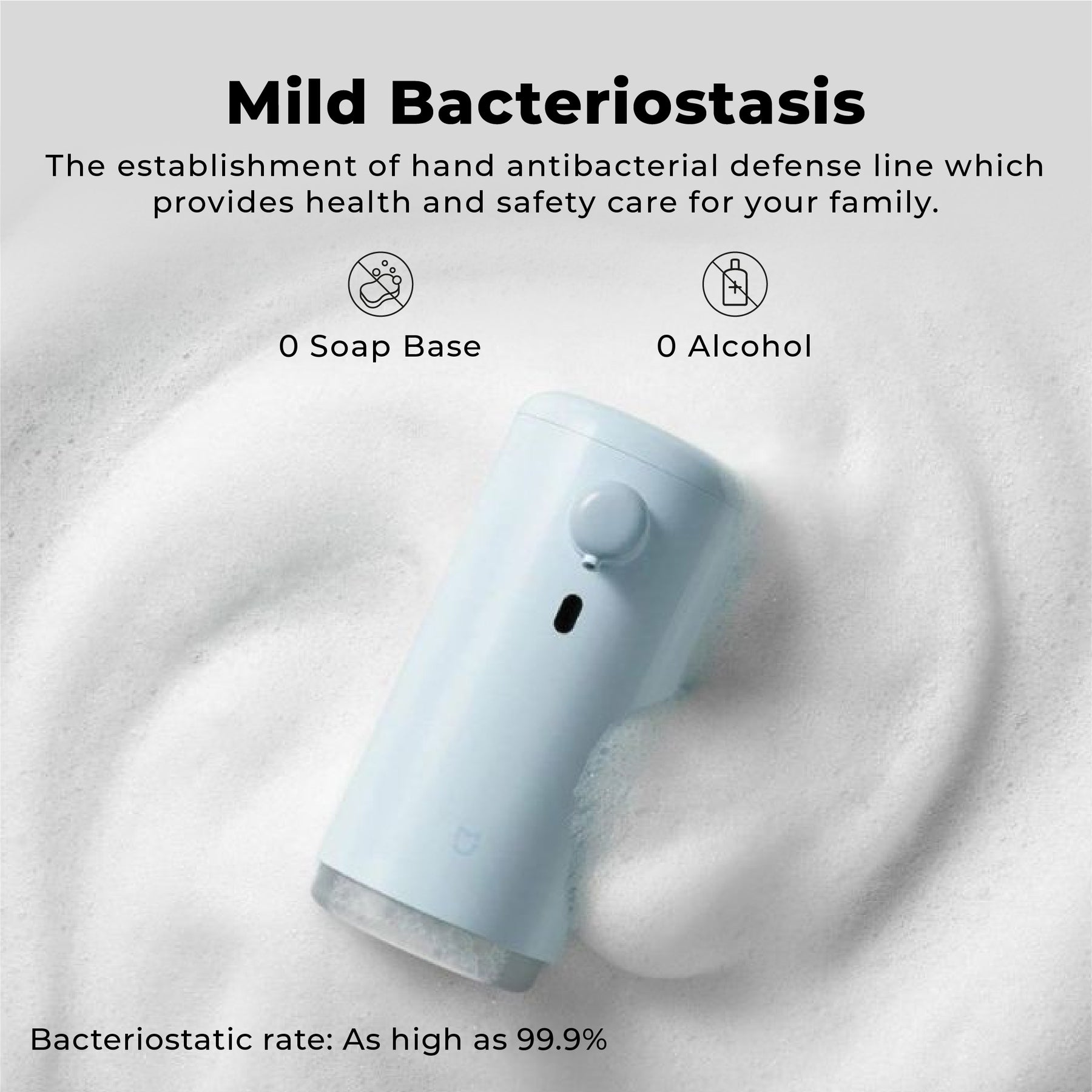 Xiaomi Mijia Automatic Soap Dispenser Cute Edition Clean Hands Cartoon USB Charging Antibacterial Soap Provided - Blue