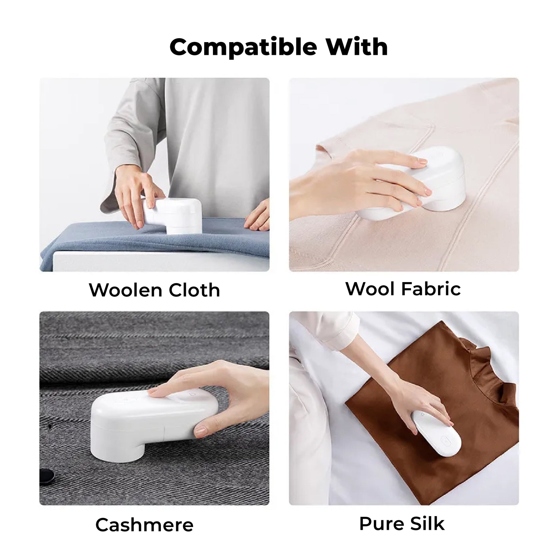 XIAOMI Mijia Lint Remover, Remove Hair & Lint From Clothes Sofa Carpet Mattress Curtain Rechargeable USB 90 Mins Battery