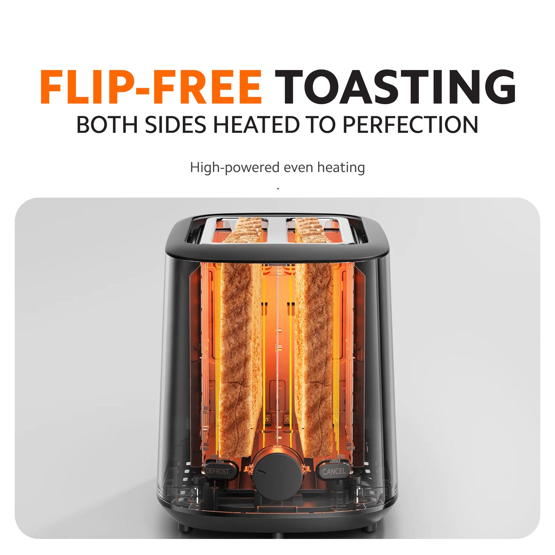Xiaomi Toaster | Smart Digital Timer, 4 Browning Settings, Even Heating, Removable Crumb Tray | Energy-Efficient Modern