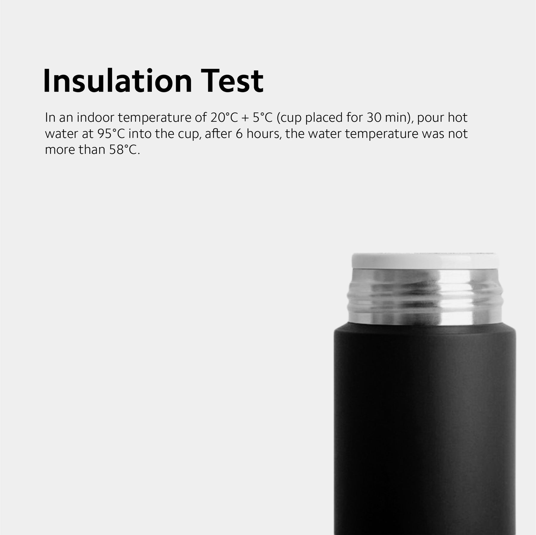 Xiaomi Mijia Mini Thermo Bottle 350 ML 6 Hours Hot Cold Water Temperature Retention Light & Portable Stainless Steel