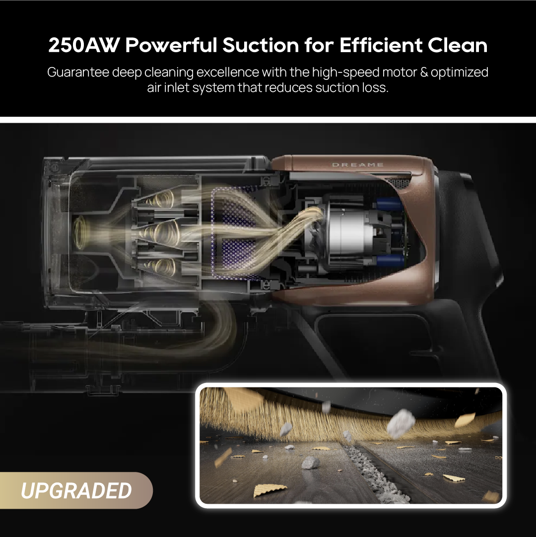 ใNEWใDreame Z20 Cordless Vacuum Cleaner | 250 AW Suction | Smart Cleaning Reaction | Blue Laser Light Detection