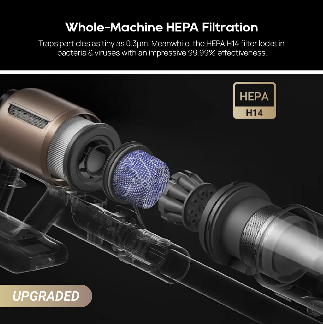 ใNEWใDreame Z20 Cordless Vacuum Cleaner | 250 AW Suction | Smart Cleaning Reaction | Blue Laser Light Detection