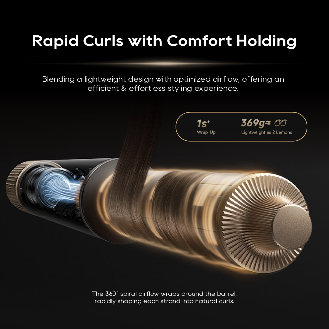 Dreame Airstyle Pro High-Speed Styler | 7-in-1 Hair Drying & Styling | Blow-Drying | Straightening | Hair Curling | Volumize