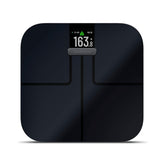 Garmin Index S2, Smart Scale with Wireless Connectivity, Measure Body Fat, Muscle, Bone Mass, Body Water% and More, Black / White