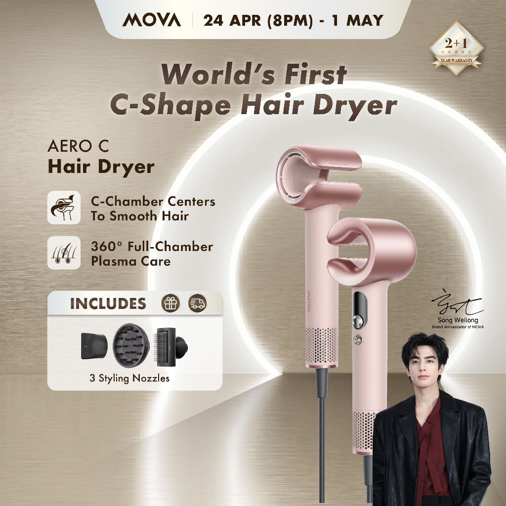 【NEW LAUNCH】MOVA Aero C HIgh-Speed Hair Dryer