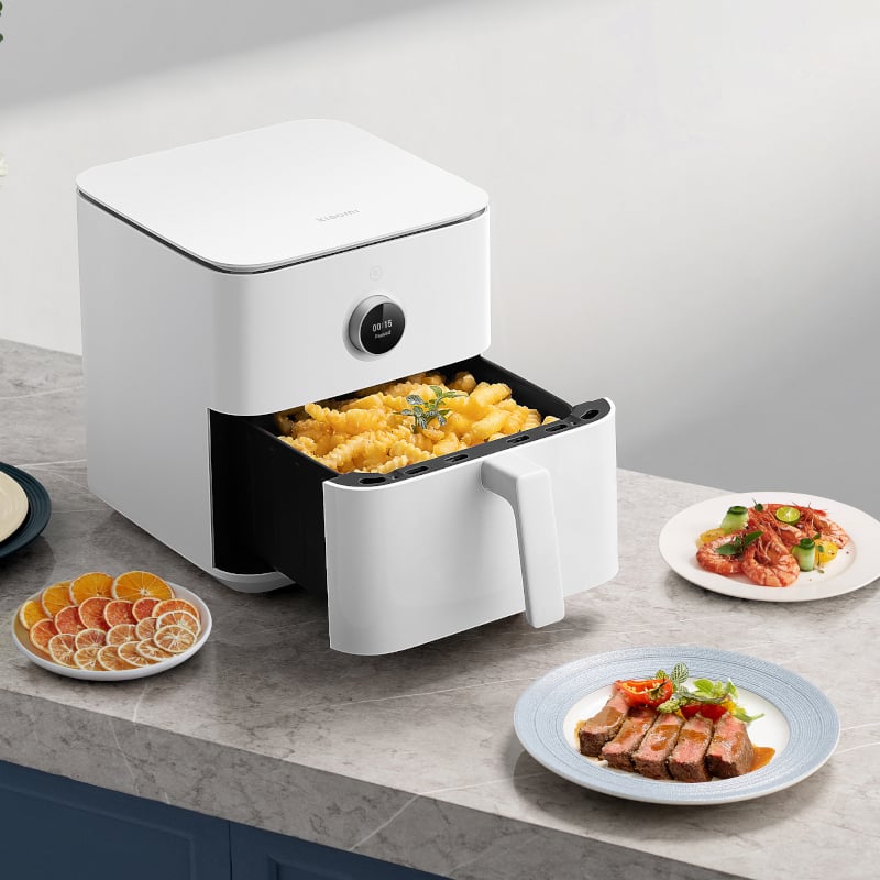 Xiaomi Smart 6.5L Air Fryer 40-220°C Baking Frying Healthy Adjustable Temparature 1800W LCD Smart Display