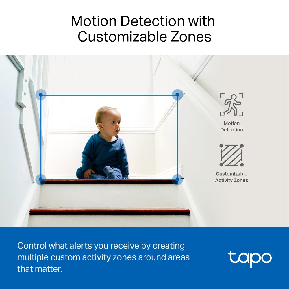 TAPO TC74 Pan/Tilt AI Home Security Wi-Fi Camera