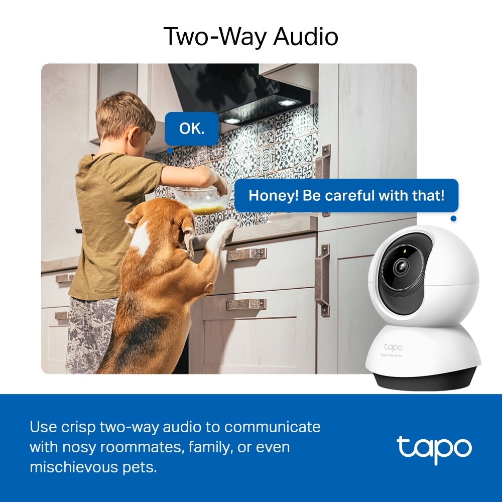 TAPO TC74 Pan/Tilt AI Home Security Wi-Fi Camera